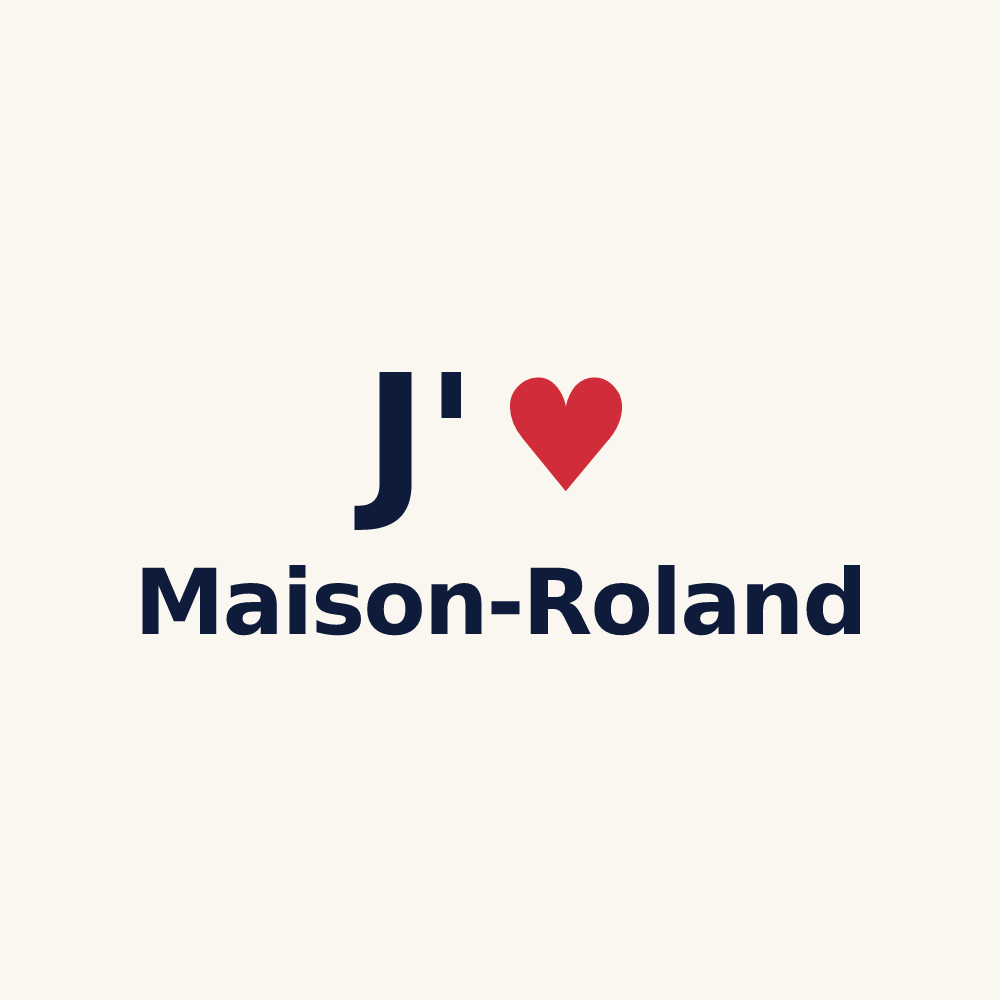 Tasse personnalisée Maison-Roland — design J'aime Maison-Roland