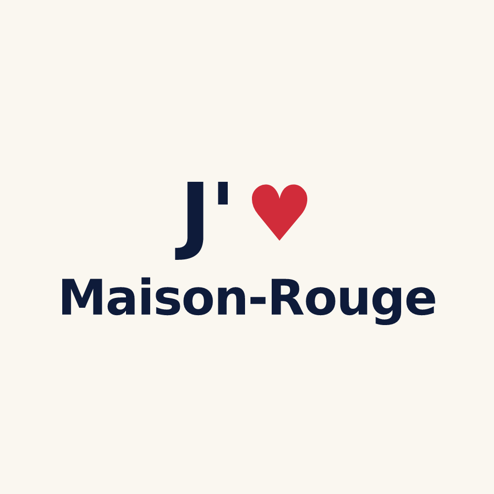 Tasse personnalisée Maison-Rouge — design J'aime Maison-Rouge
