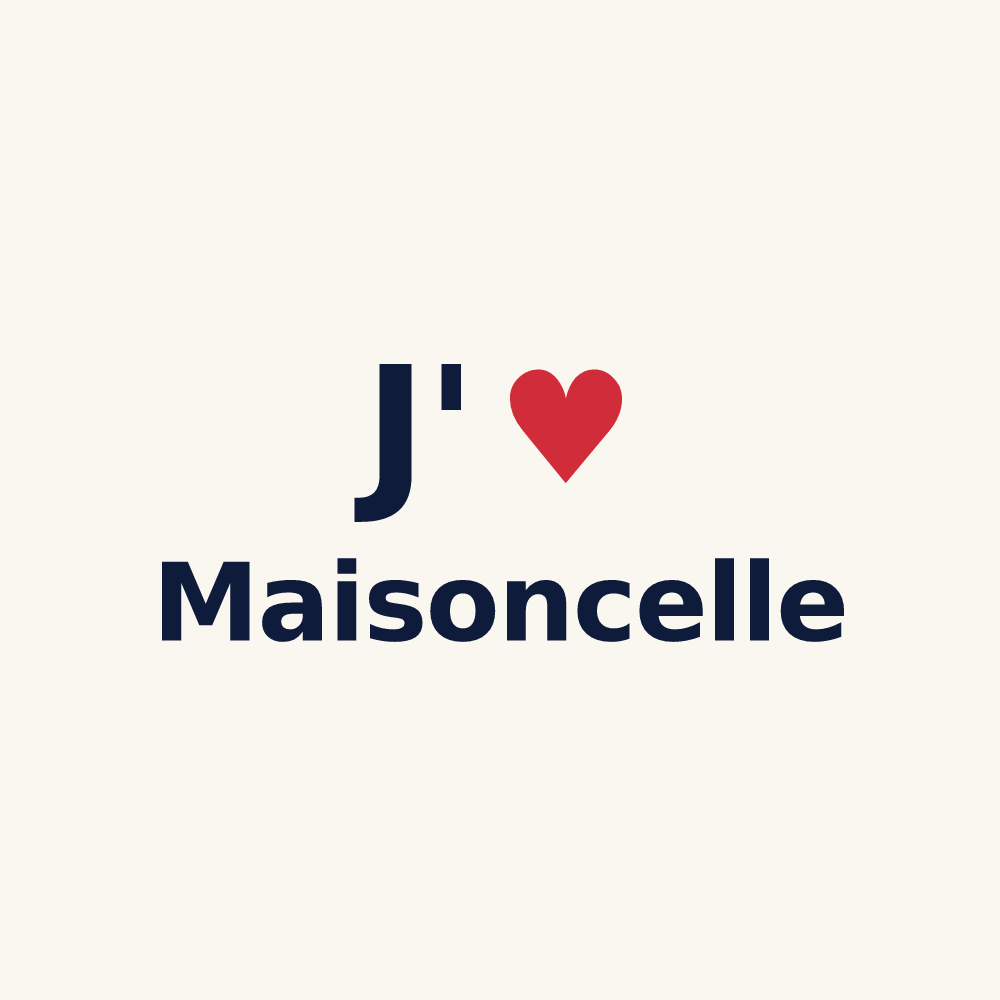 Tasse personnalisée Maisoncelle — design J'aime Maisoncelle
