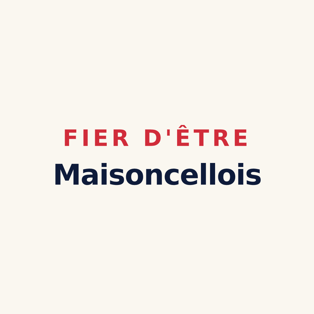 Tasse « Fier d'être Maisoncellois » — design pour Maisoncelle