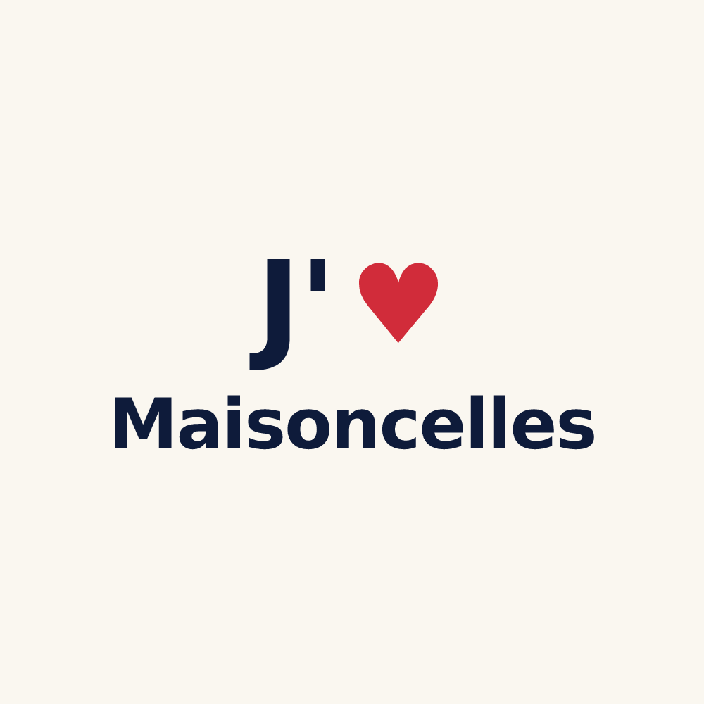 Tasse personnalisée Maisoncelles — design J'aime Maisoncelles