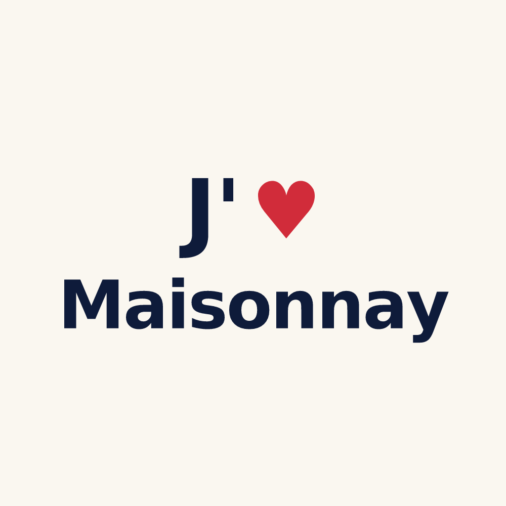 Tasse personnalisée Maisonnay — design J'aime Maisonnay