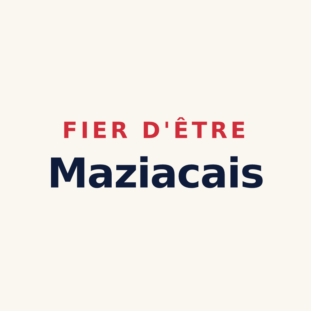 Tasse « Fier d'être Maziacais » — design pour Maizy