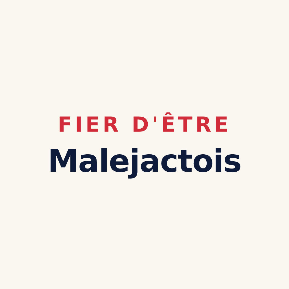 Tasse « Fier d'être Malejactois » — design pour Majastres