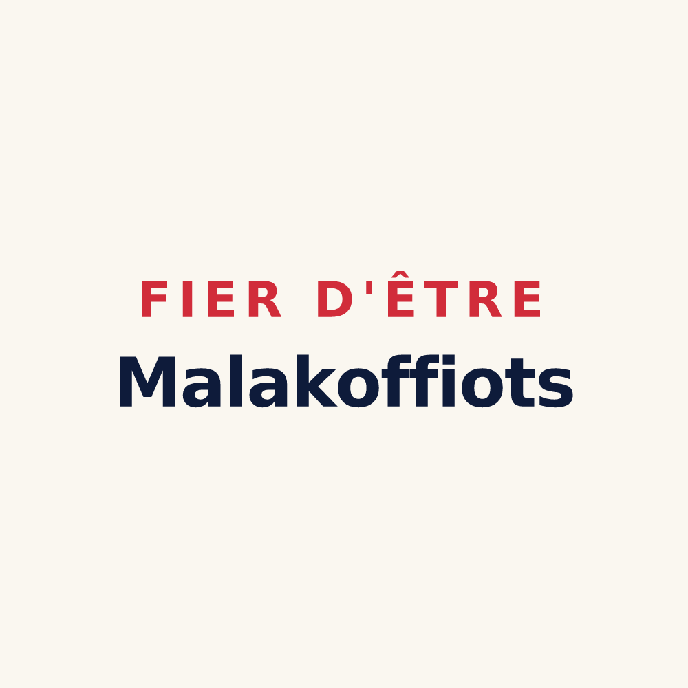Tasse « Fier d'être Malakoffiots » — design pour Malakoff