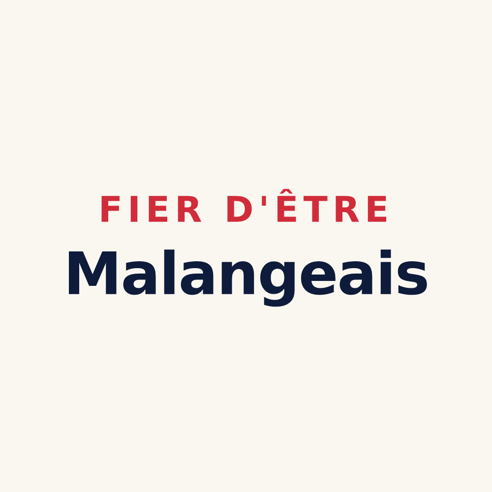Tasse « Fier d'être Malangeais » — design pour Malange