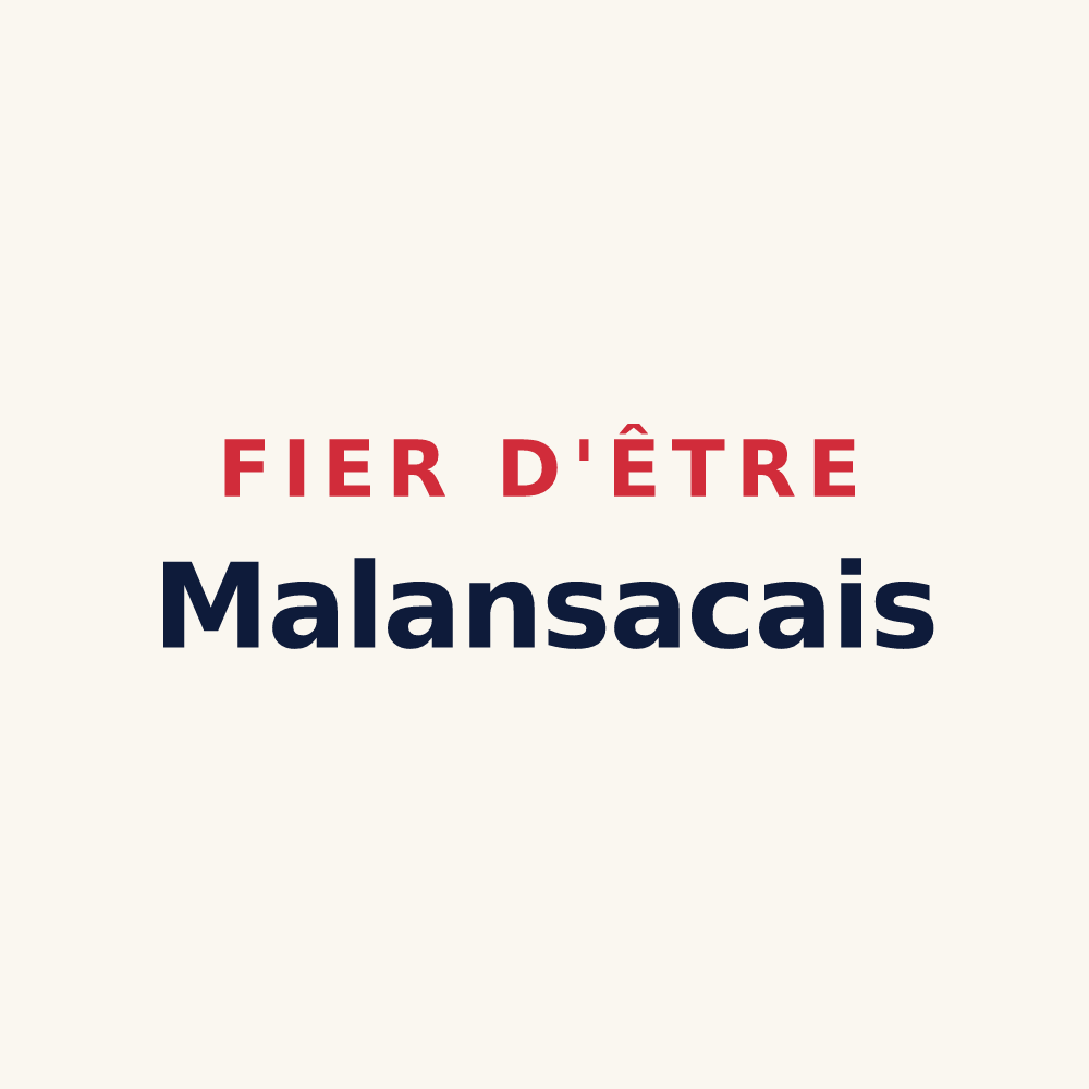 Tasse « Fier d'être Malansacais » — design pour Malansac