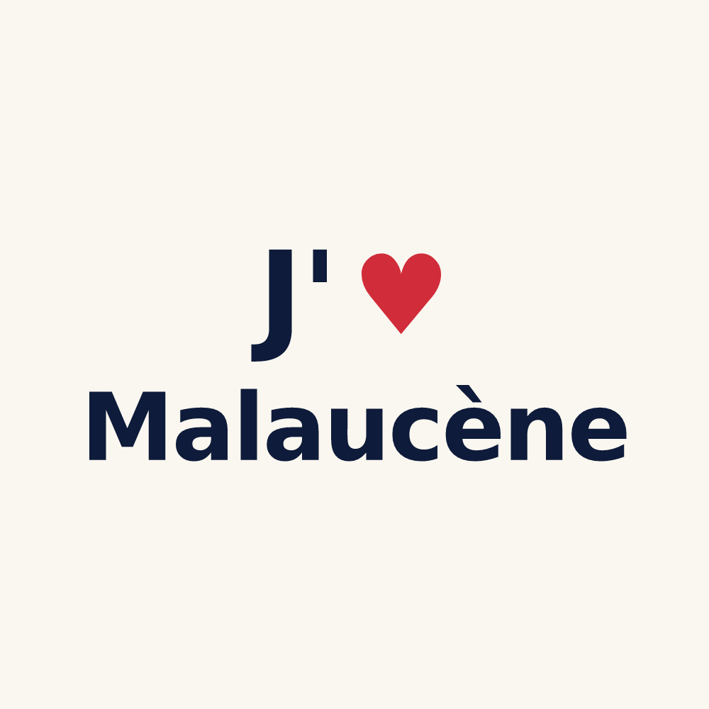 Tasse personnalisée Malaucène — design J'aime Malaucène