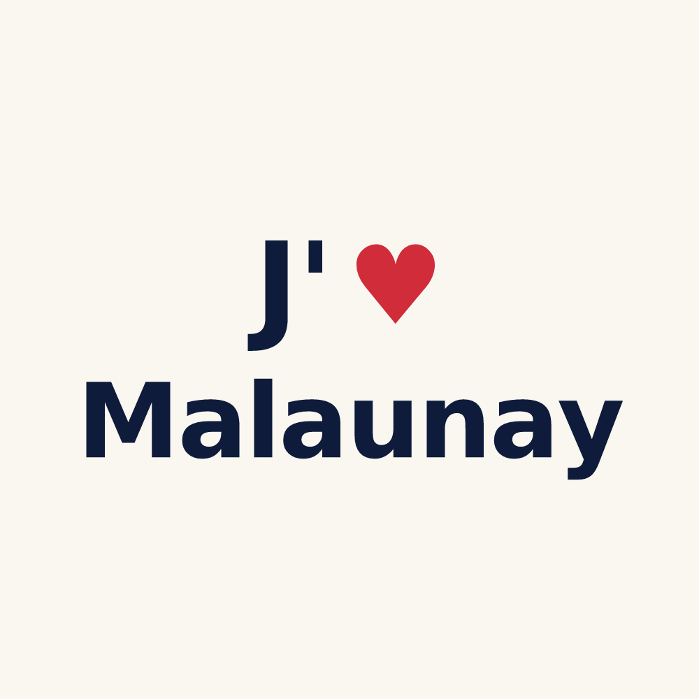 Tasse personnalisée Malaunay — design J'aime Malaunay
