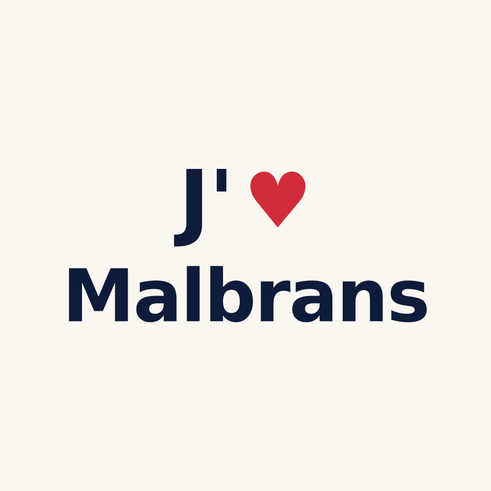 Tasse personnalisée Malbrans — design J'aime Malbrans