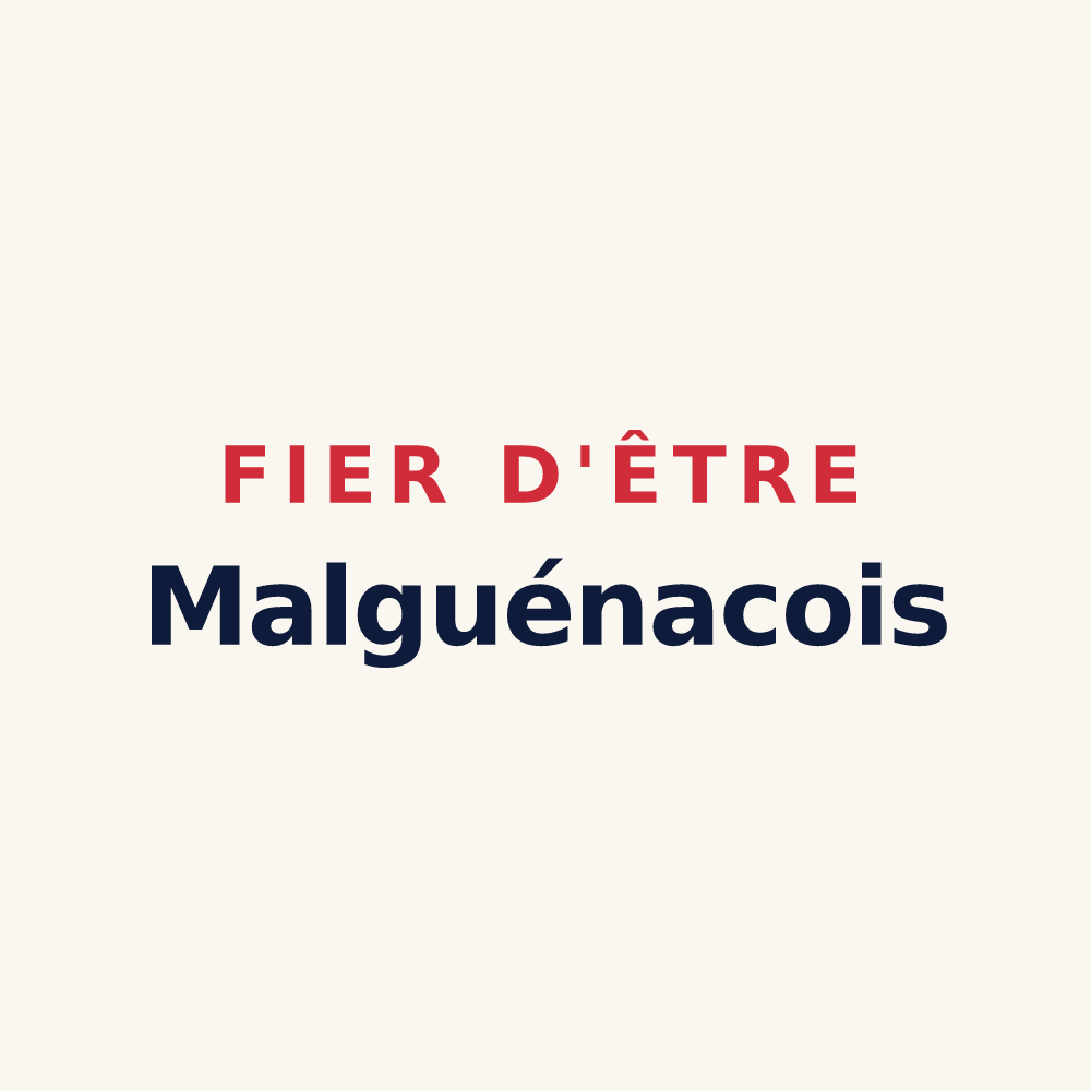Tasse « Fier d'être Malguénacois » — design pour Malguénac