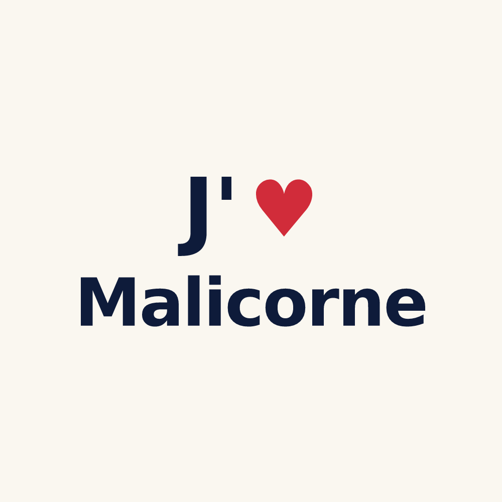 Tasse personnalisée Malicorne — design J'aime Malicorne