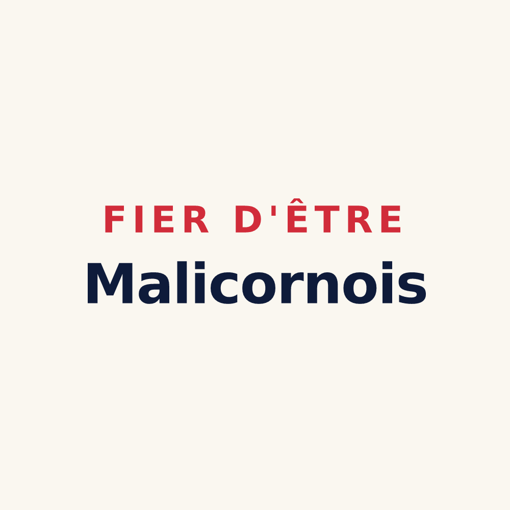 Tasse « Fier d'être Malicornois » — design pour Malicorne
