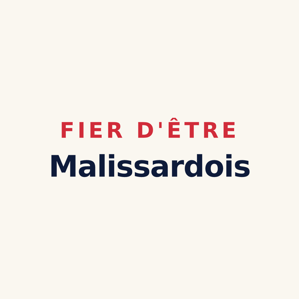 Tasse « Fier d'être Malissardois » — design pour Malissard