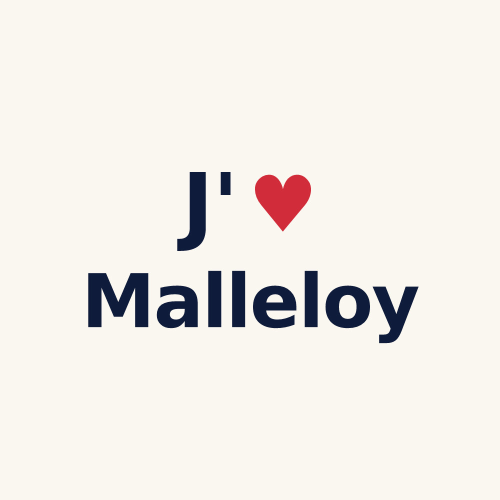Tasse personnalisée Malleloy — design J'aime Malleloy