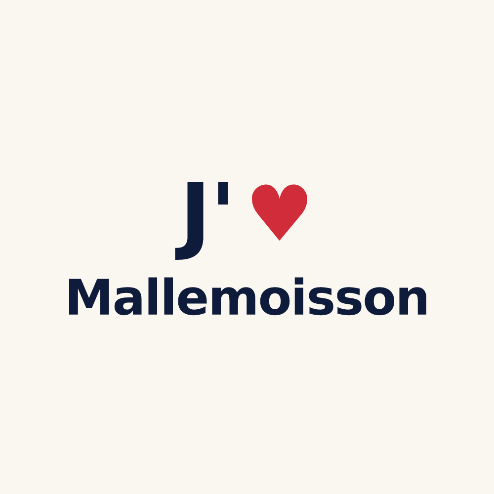 Tasse personnalisée Mallemoisson — design J'aime Mallemoisson