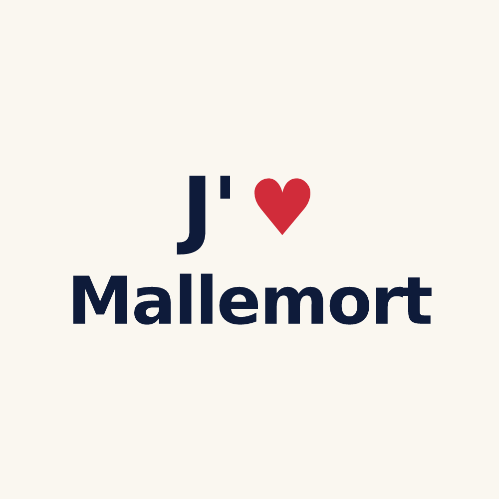 Tasse personnalisée Mallemort — design J'aime Mallemort