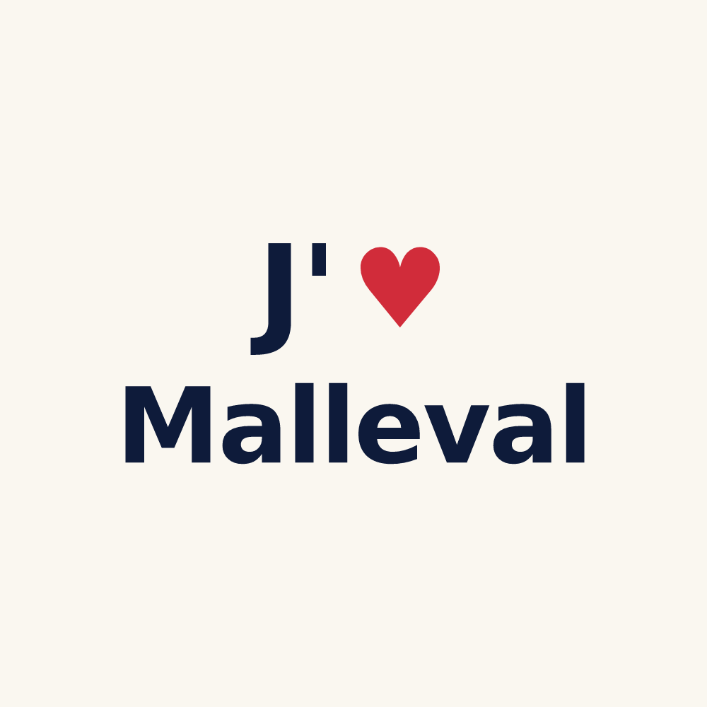 Tasse personnalisée Malleval — design « J'aime Malleval » imprimé sur la tasse