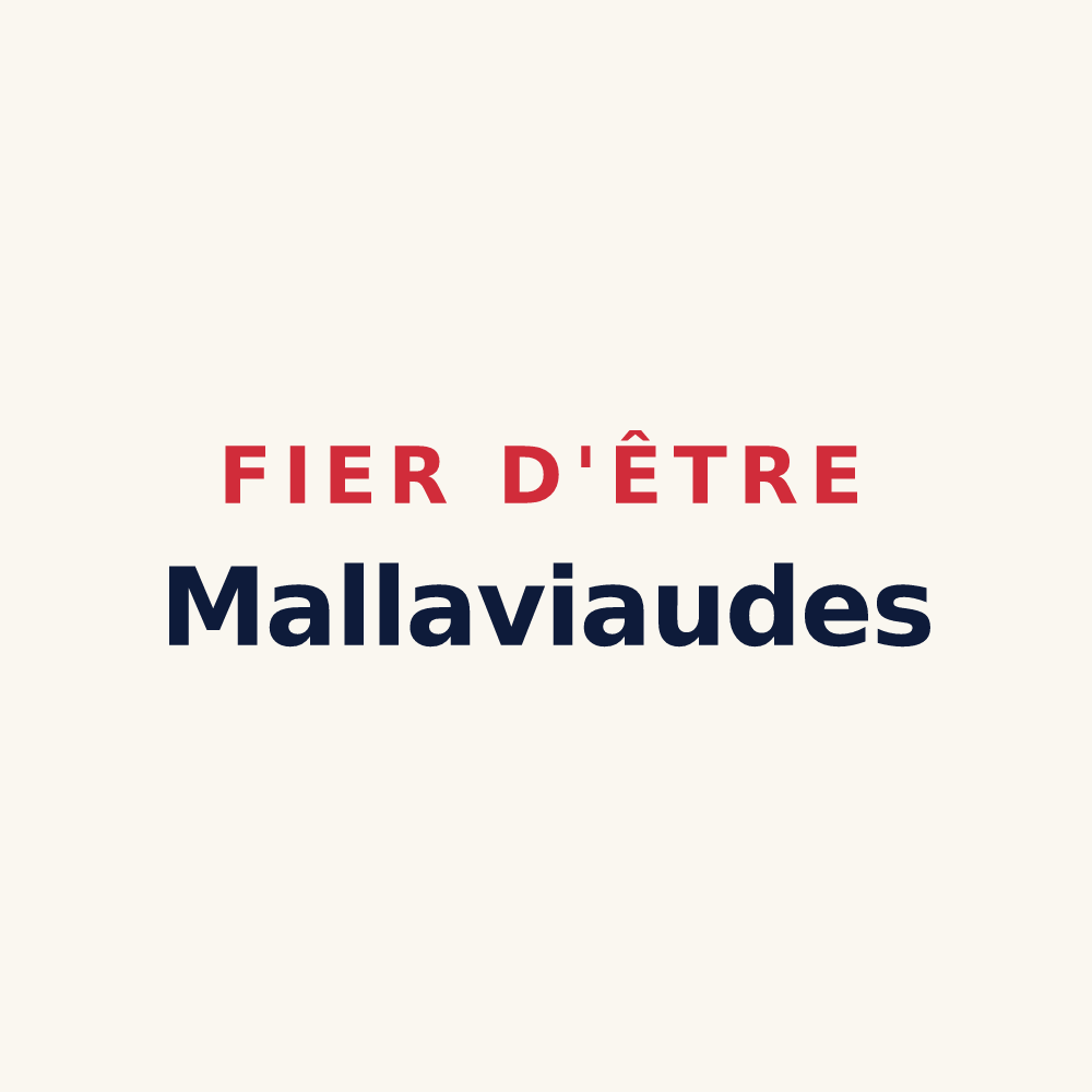 Tasse « Fier d'être Mallaviaudes » — design pour Malleval