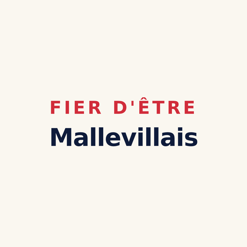 Tasse « Fier d'être Mallevillais » — design pour Malleville-les-Grès
