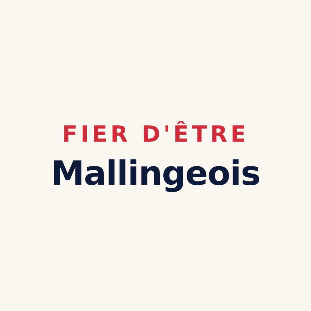 Tasse « Fier d'être Mallingeois » — design pour Malling