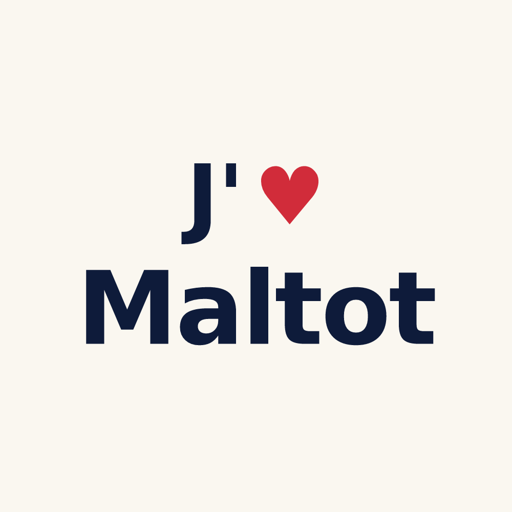 Tasse personnalisée Maltot — design J'aime Maltot