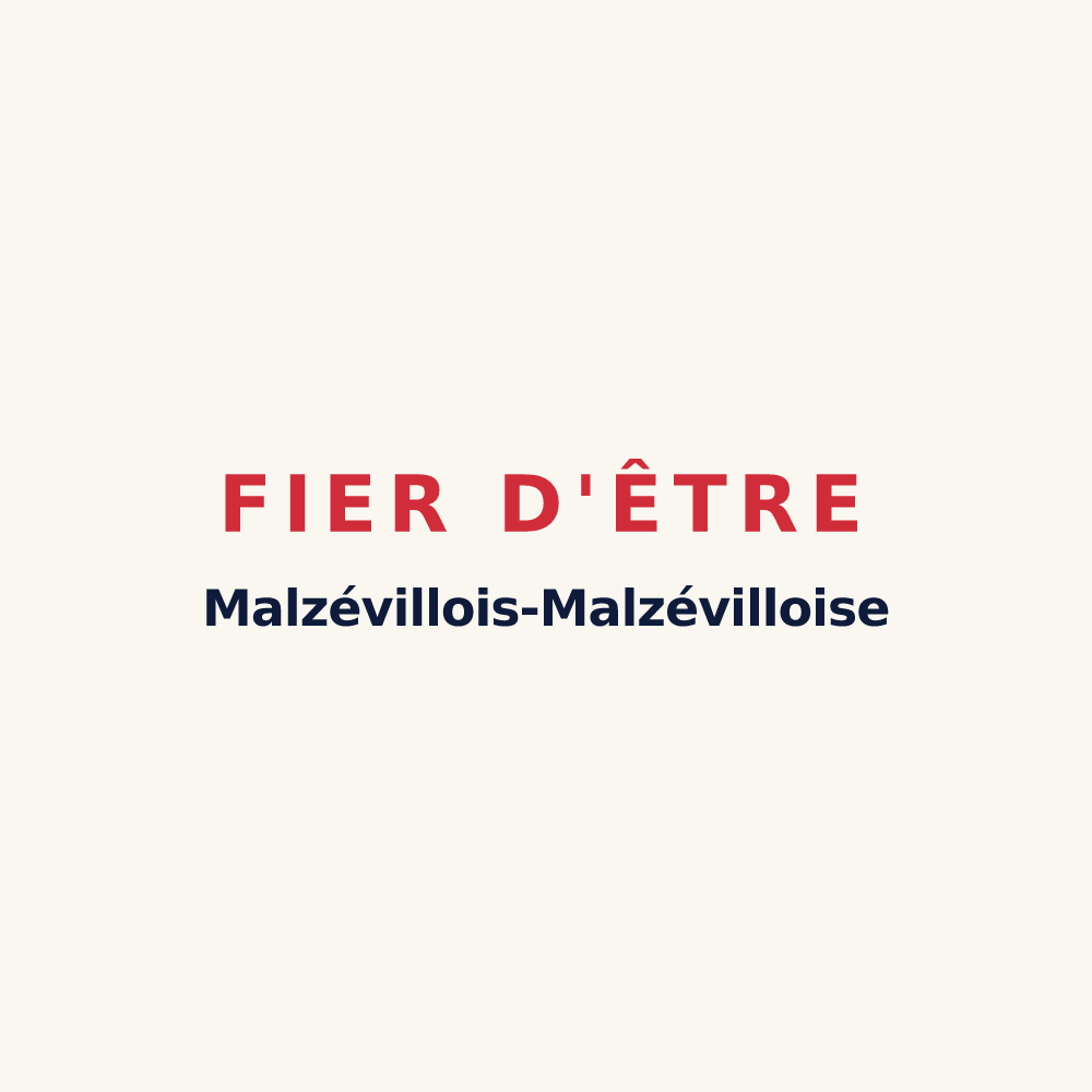 Tasse « Fier d'être Malzévillois-Malzévilloise » — design pour Malzéville