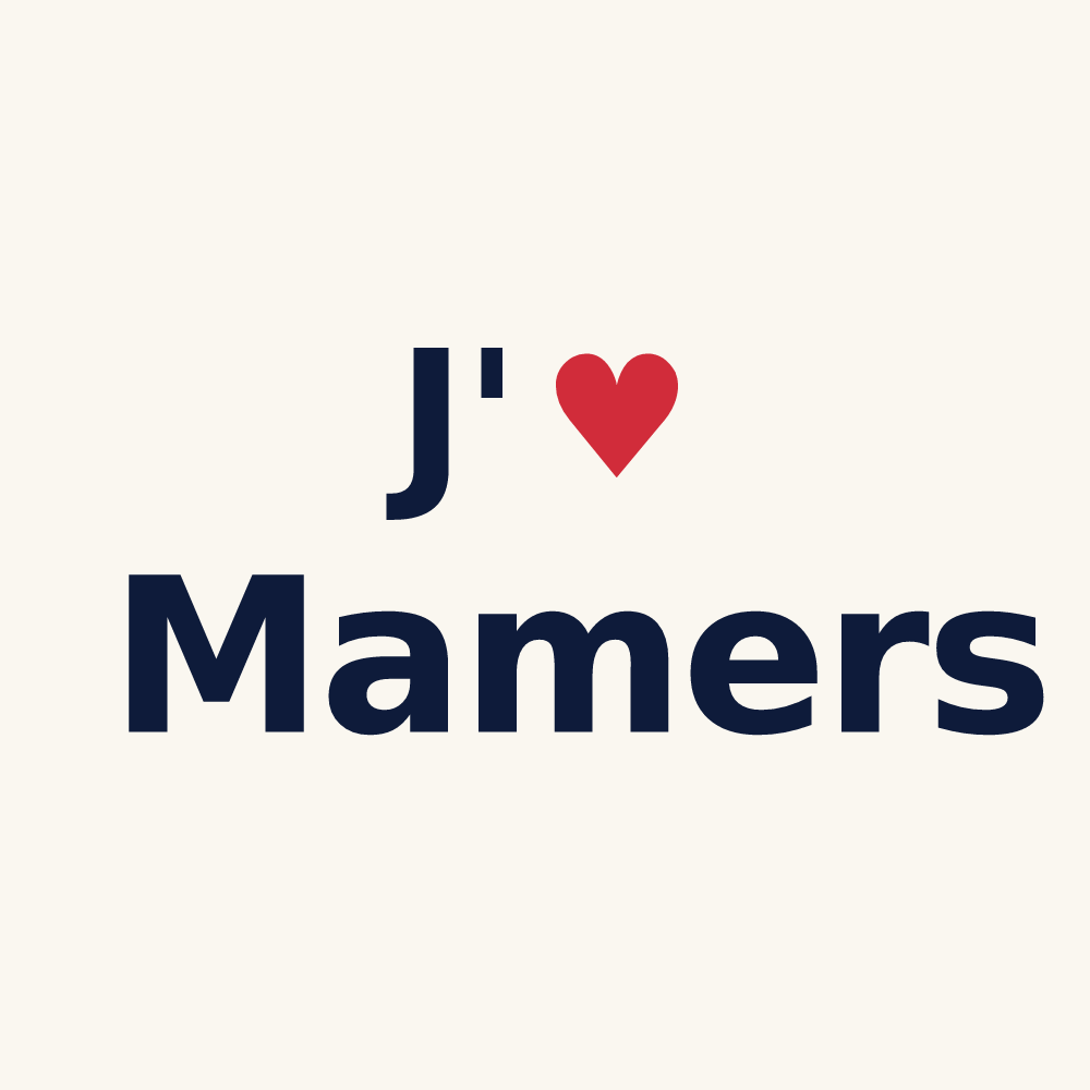 Tasse personnalisée Mamers — design J'aime Mamers