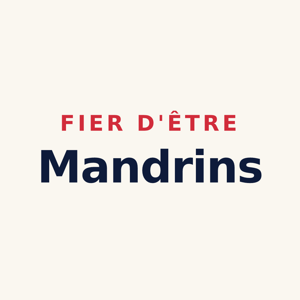 Tasse « Fier d'être Mandrins » — design pour Mandres-la-Côte