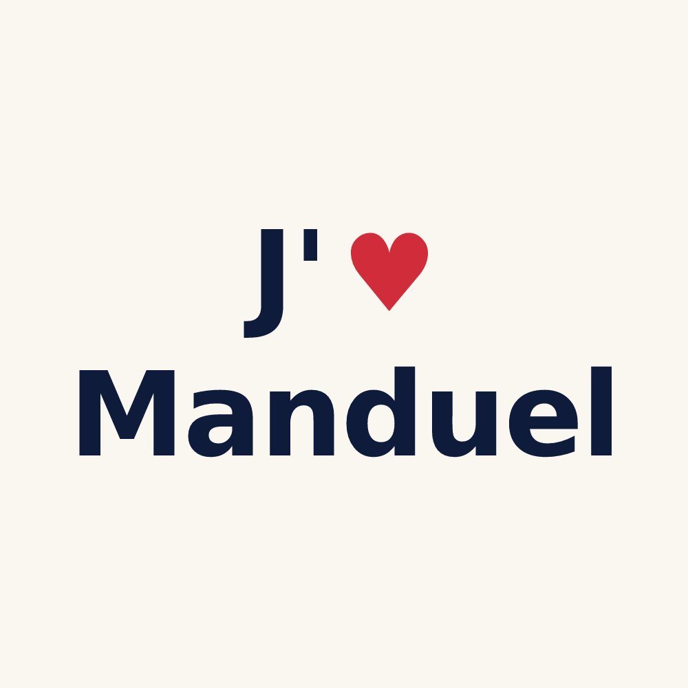 Tasse personnalisée Manduel — design J'aime Manduel