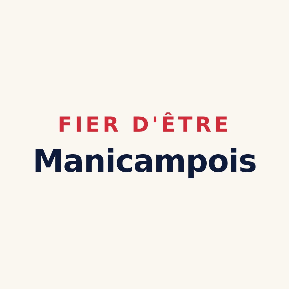 Tasse « Fier d'être Manicampois » — design pour Manicamp