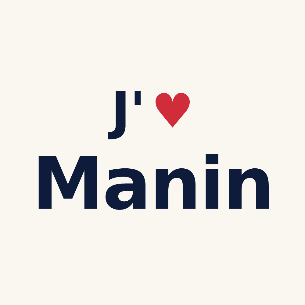 Tasse personnalisée Manin — design J'aime Manin