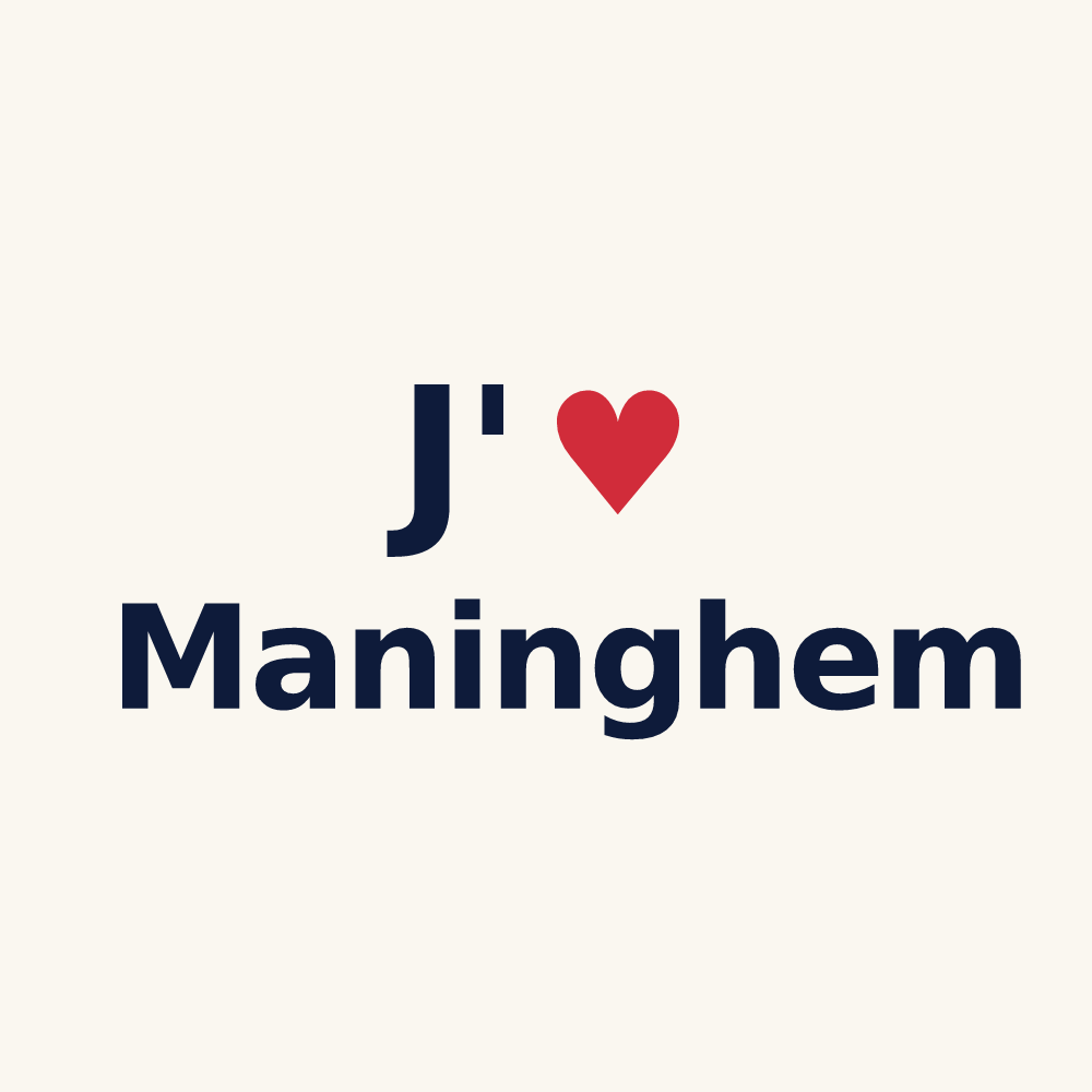 Tasse personnalisée Maninghem — design J'aime Maninghem