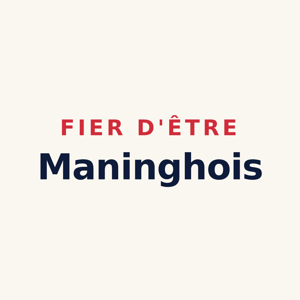 Tasse « Fier d'être Maninghois » — design pour Maninghem