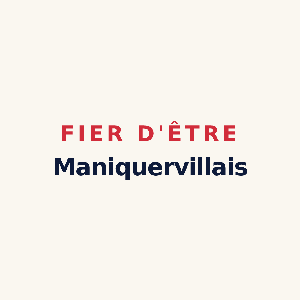 Tasse « Fier d'être Maniquervillais » — design pour Maniquerville