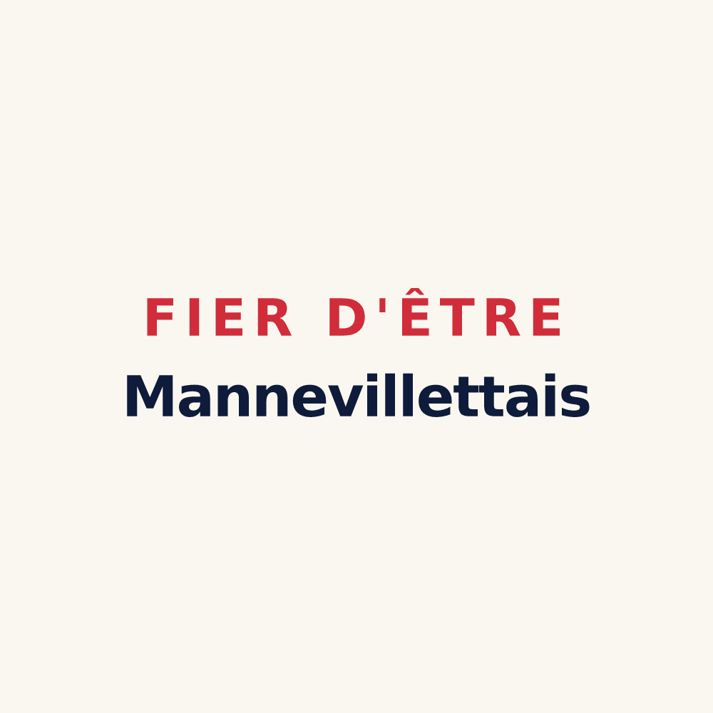 Tasse « Fier d'être Mannevillettais » — design pour Mannevillette
