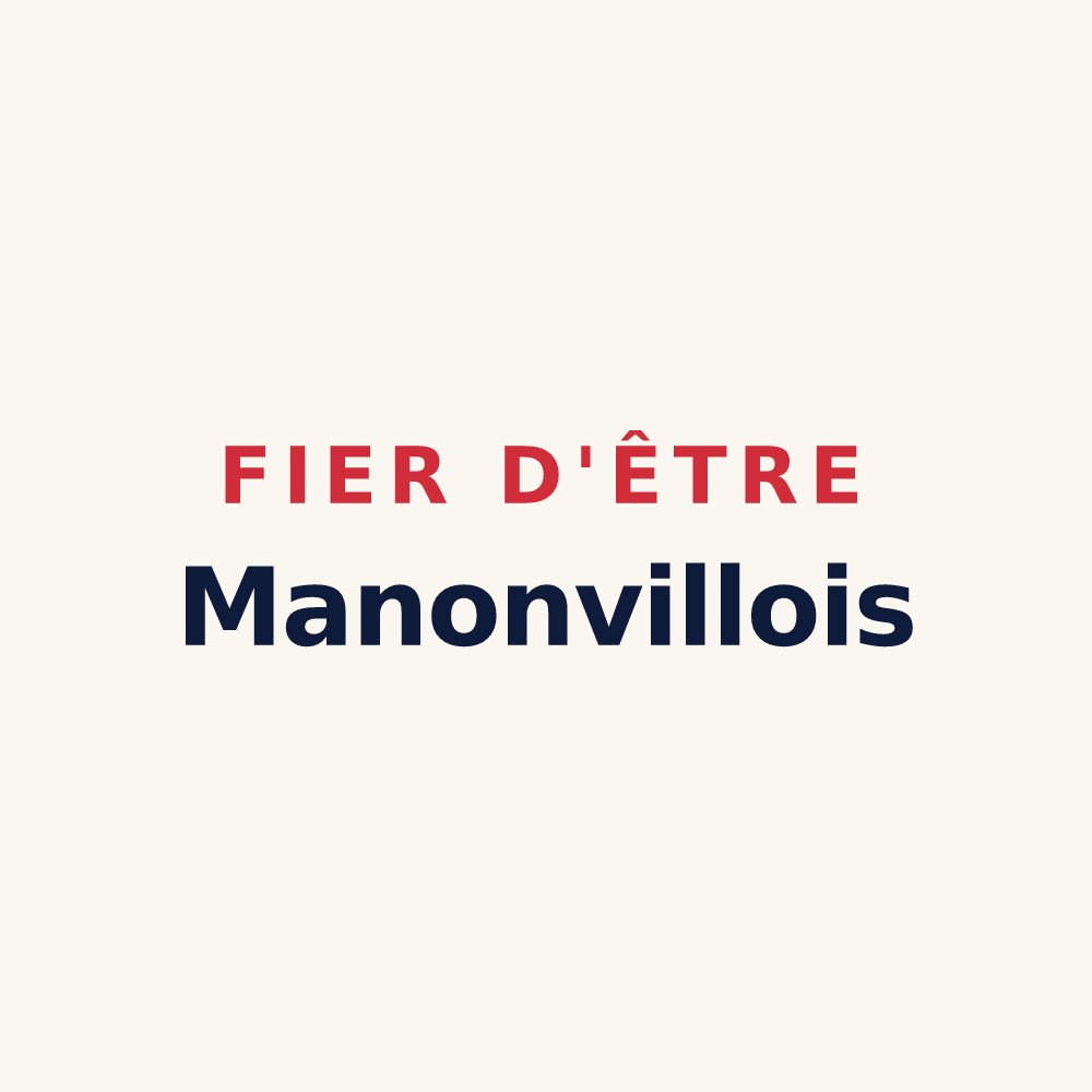 Tasse « Fier d'être Manonvillois » — design pour Manonviller