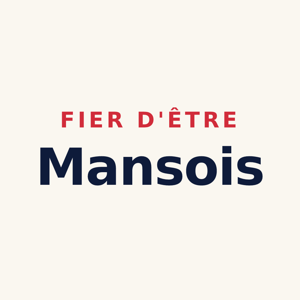 Tasse « Fier d'être Mansois » — design pour Manses