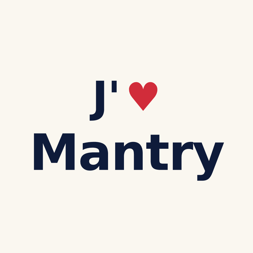 Tasse personnalisée Mantry — design J'aime Mantry