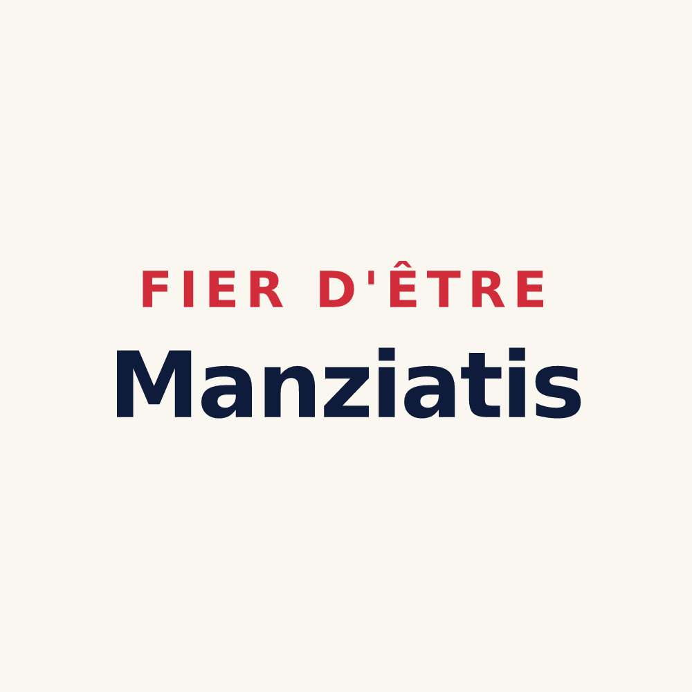 Tasse « Fier d'être Manziatis » — design pour Manziat