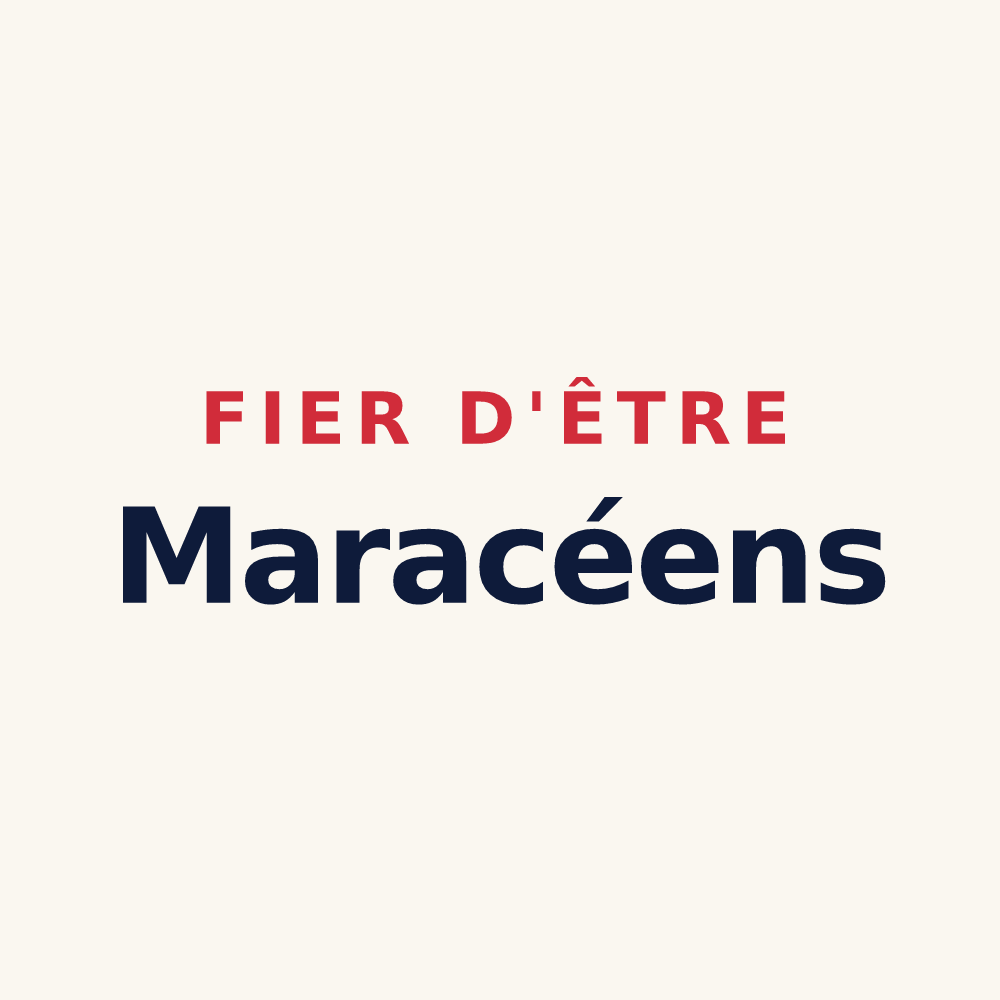 Tasse « Fier d'être Maracéens » — design pour Marac