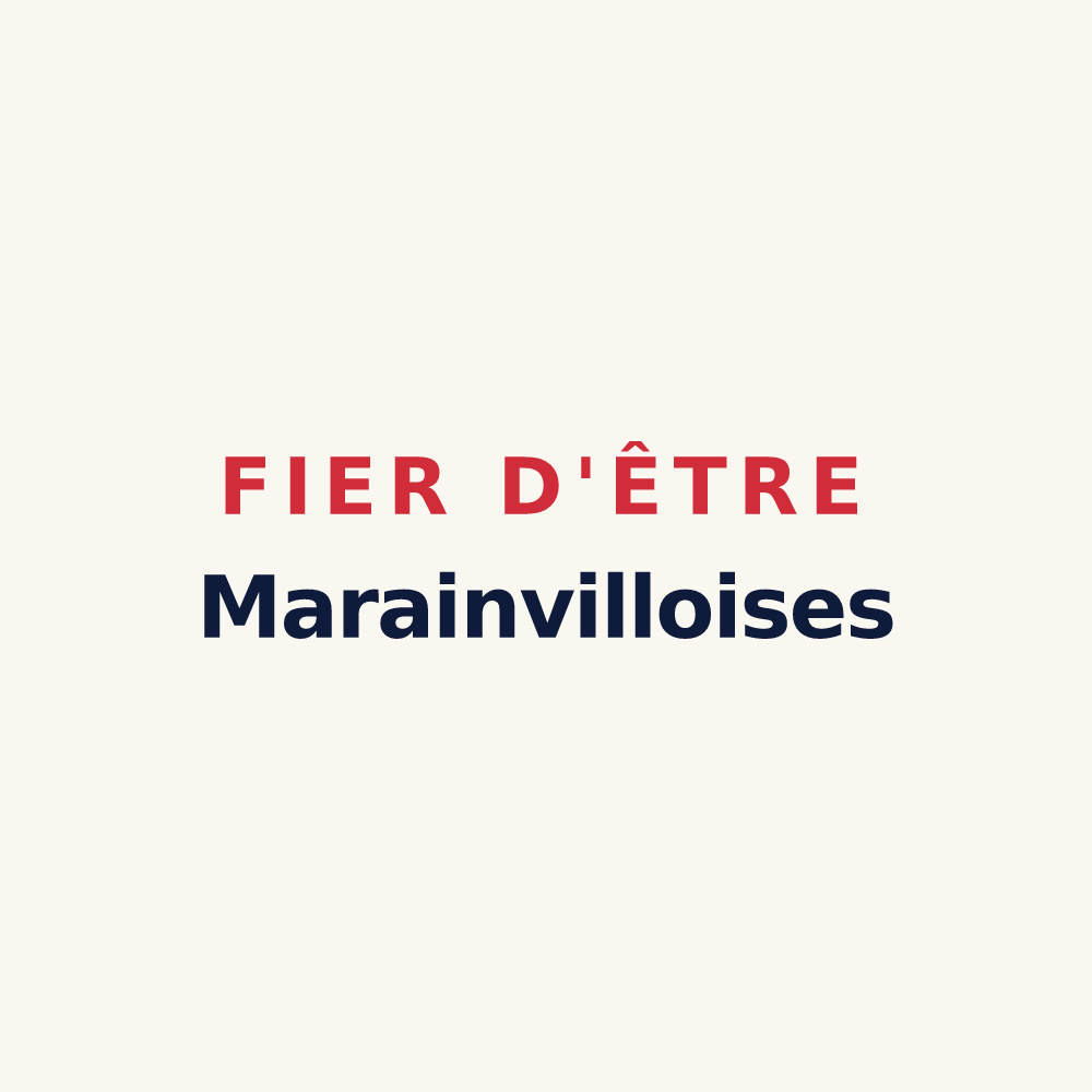 Tasse « Fier d'être Marainvilloises » — design pour Marainville-sur-Madon