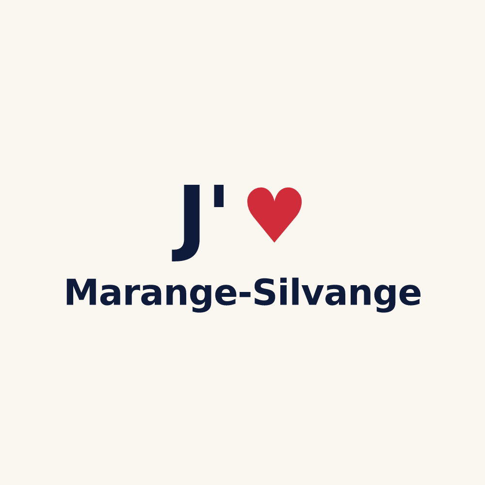 Tasse personnalisée Marange-Silvange — design J'aime Marange-Silvange
