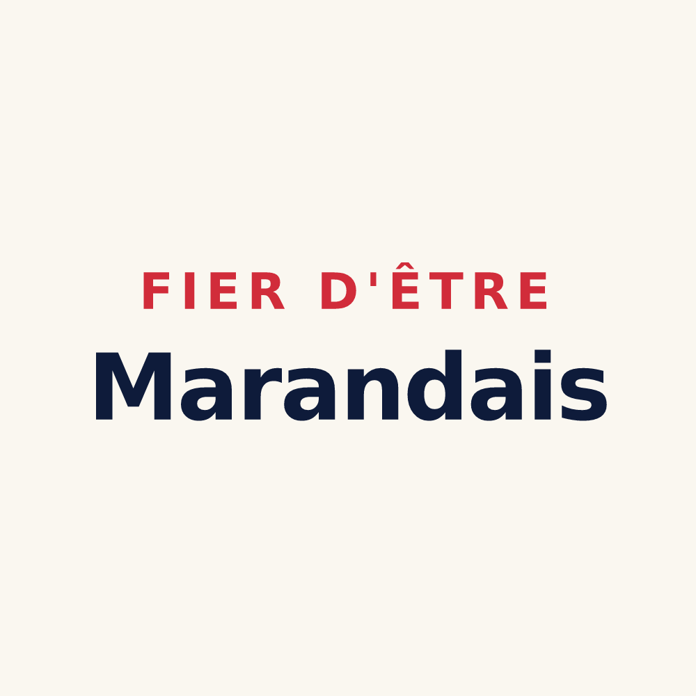 Tasse « Fier d'être Marandais » — design pour Marans
