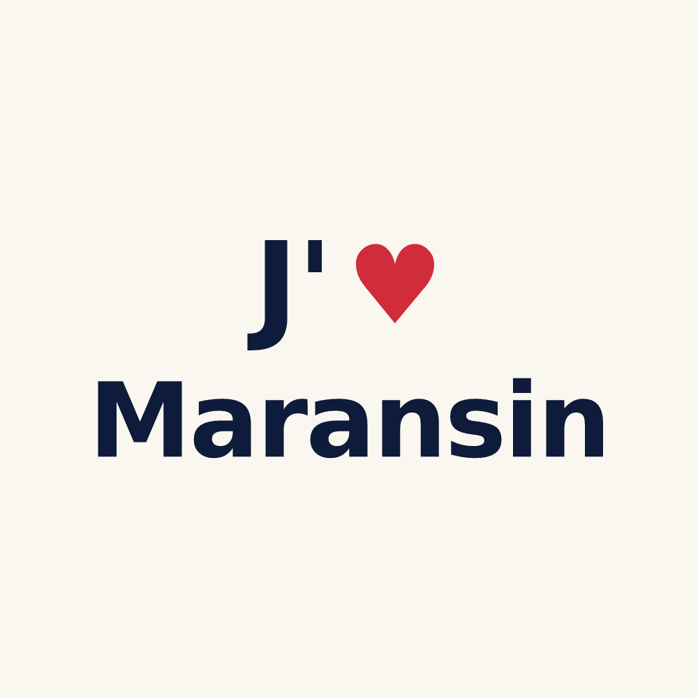 Tasse personnalisée Maransin — design J'aime Maransin