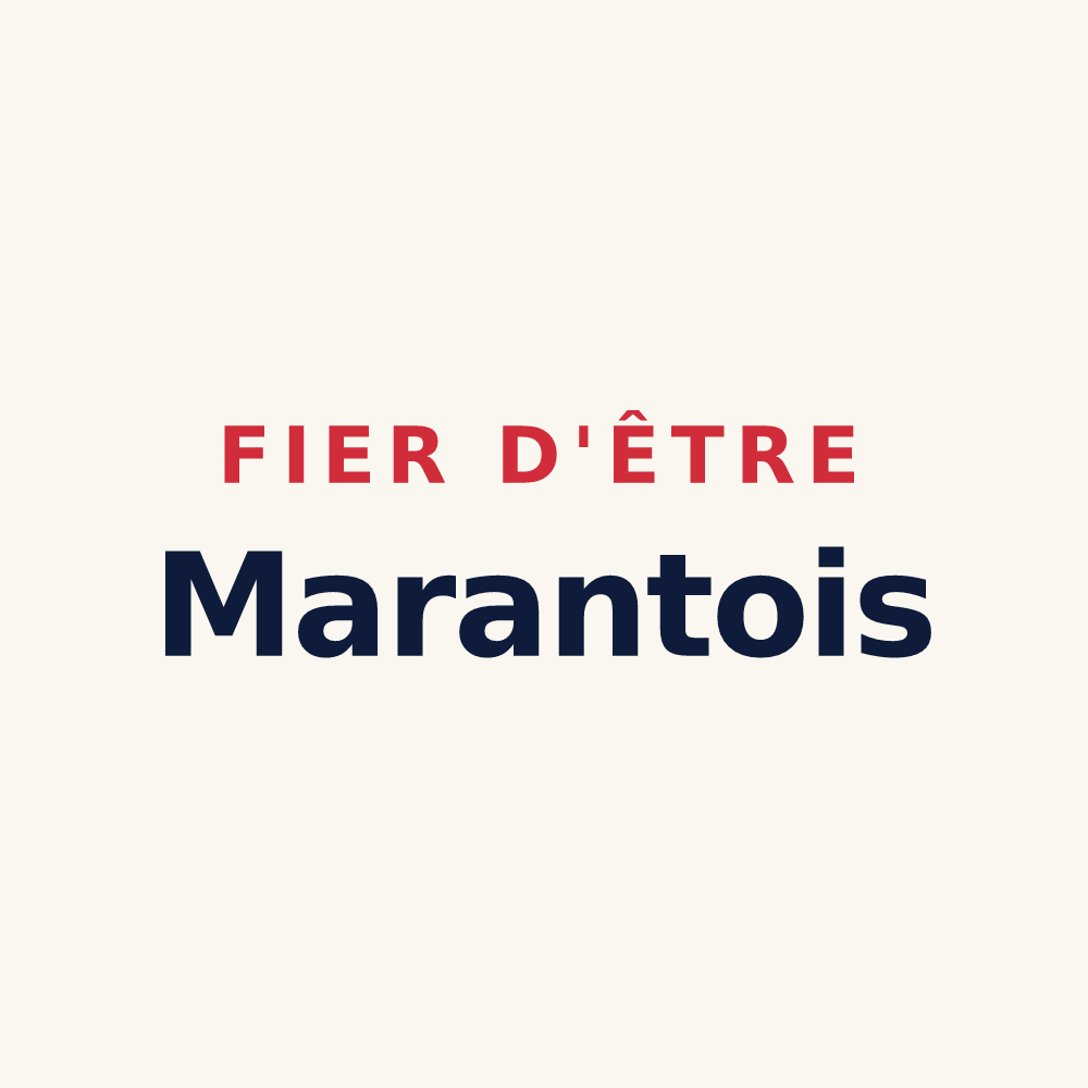 Tasse « Fier d'être Marantois » — design pour Marant