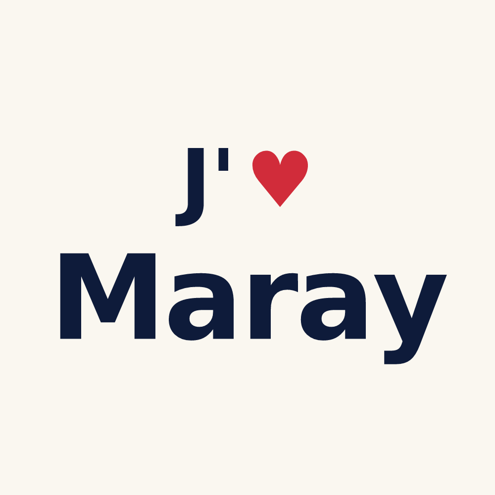 Tasse personnalisée Maray — design J'aime Maray