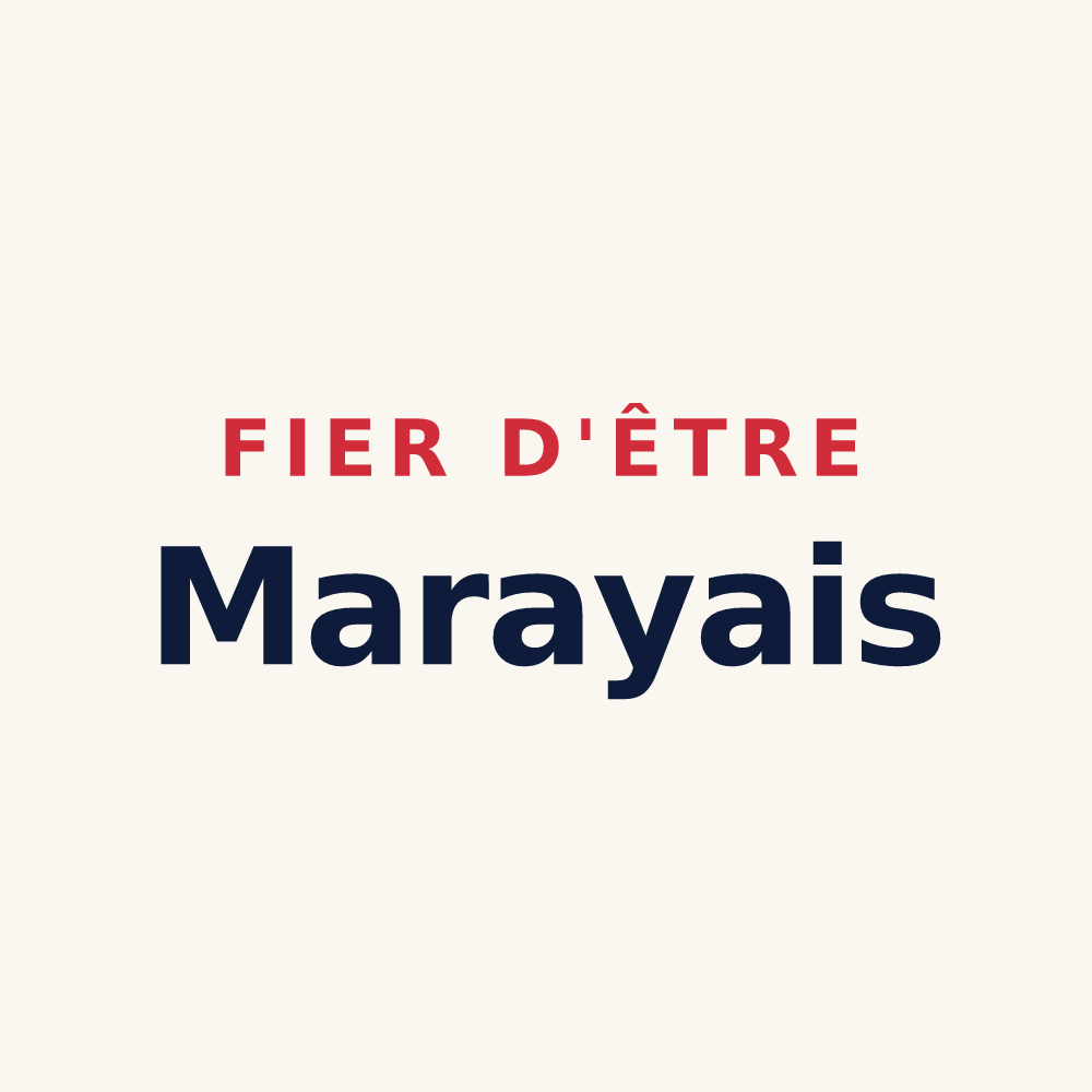 Tasse « Fier d'être Marayais » — design pour Maraye-en-Othe