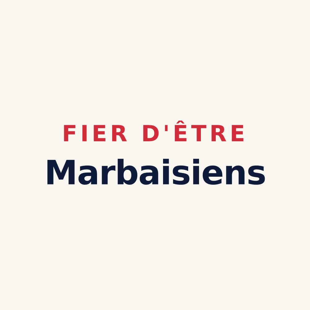 Tasse « Fier d'être Marbaisiens » — design pour Marbaix