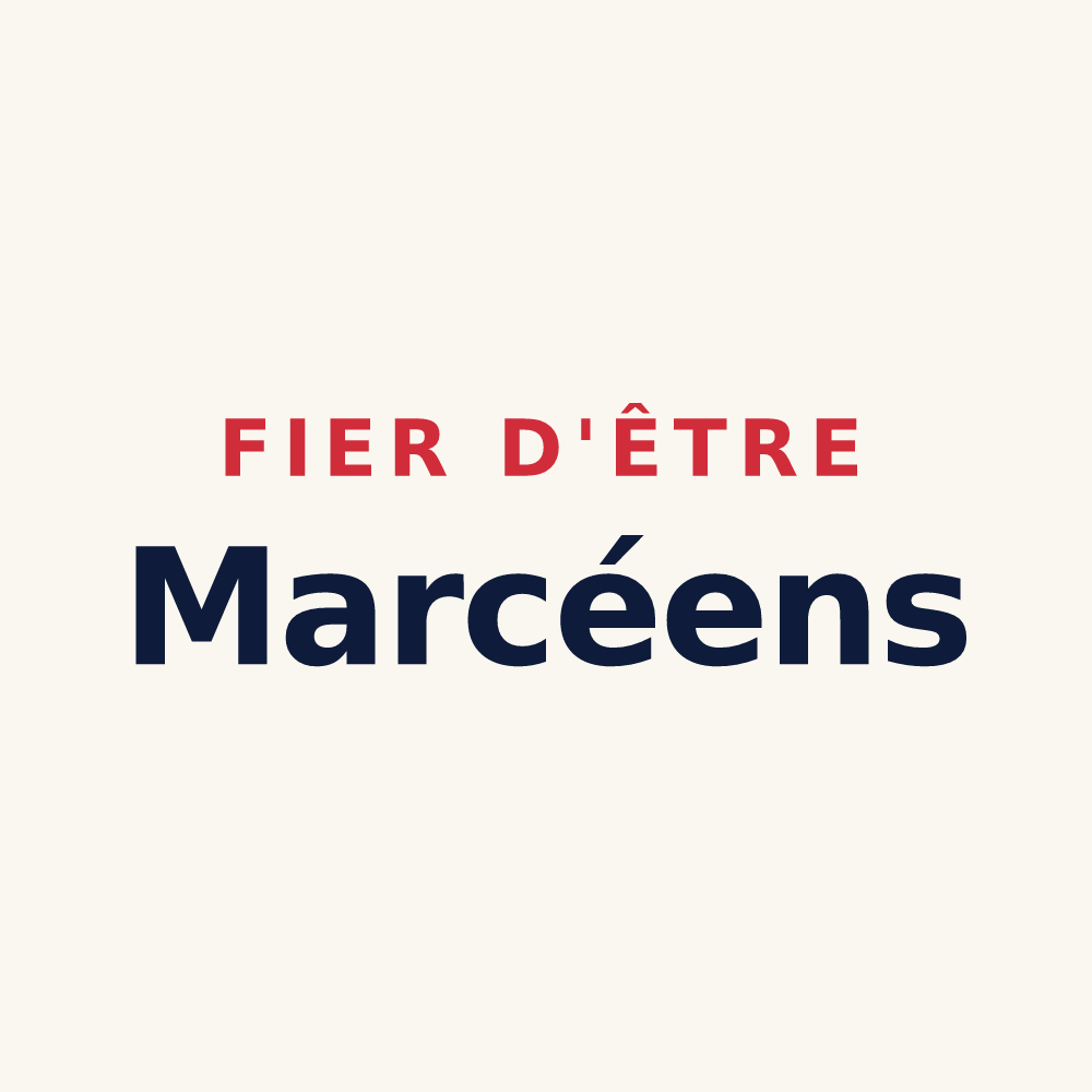 Tasse « Fier d'être Marcéens » — design pour Marçay